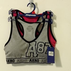 Set of 2 Aeropostale Sports Bra's. Brand New!!!